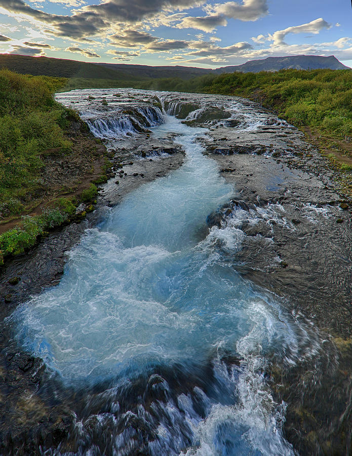 Hidden Waterfall Iceland Photograph by Jack Nevitt