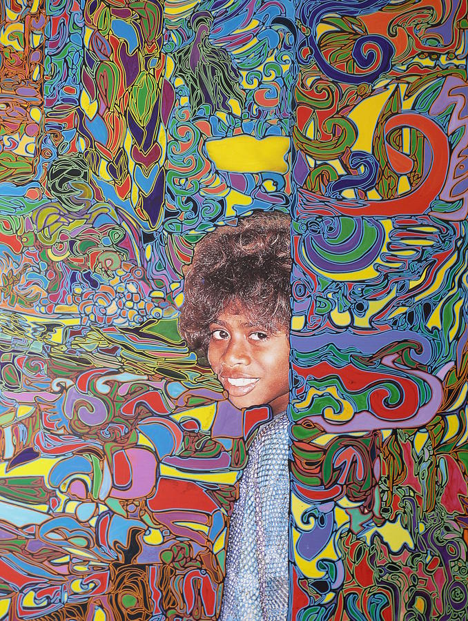 Hide And Hidden Girl In Vanuatu Painting by Igor Eugen Prokop