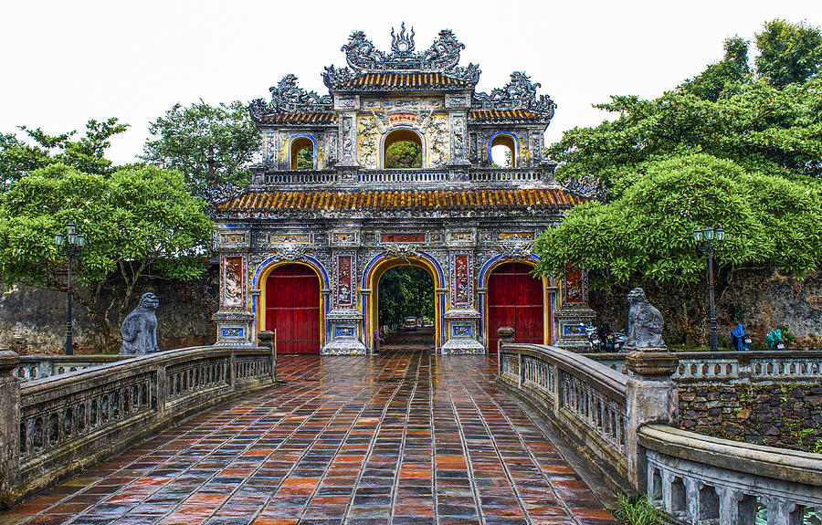 Hien Nhon Gate, Citadel, Hue,Vietnam Photograph by Venetia Featherstone-Witty