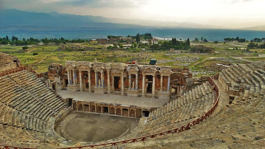 Hierapolis Theater Photograph by Lisa Dunn