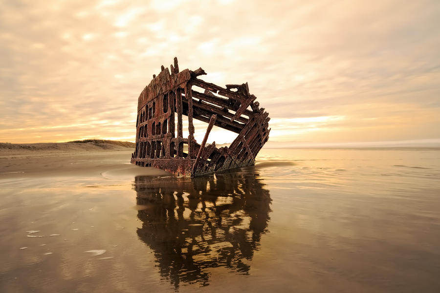 High and Dry, the Peter Iredale Photograph by Kay Brewer