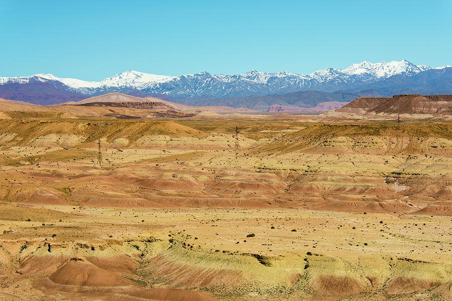 Desert Photograph - High Atlas Mountains by Jonathan Harbourne