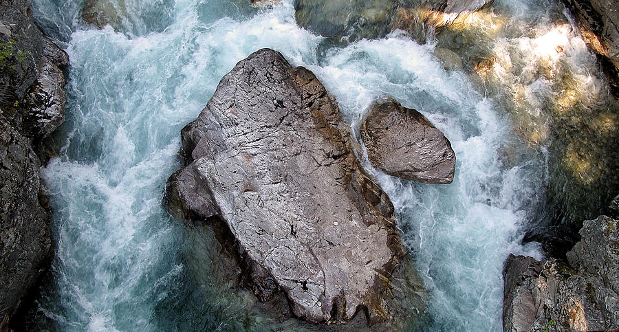 High Bridge Creek Rocks  Photograph by Larry Darnell