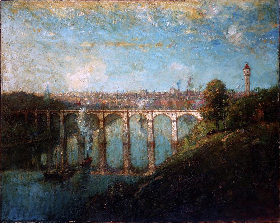 High Bridge Painting by MotionAge Designs