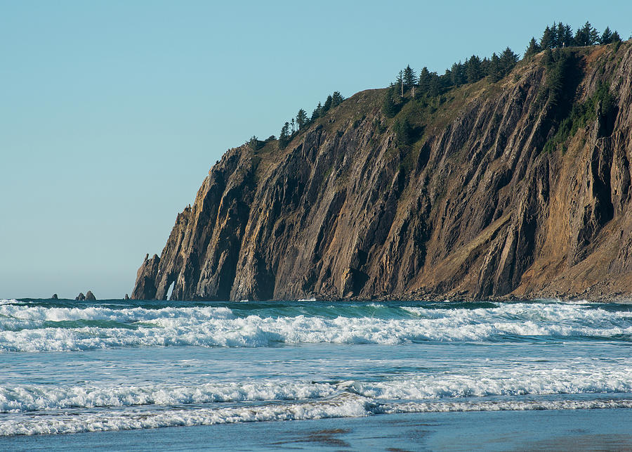 High Cliffs of the Oregon Coast Photograph by Robert Potts