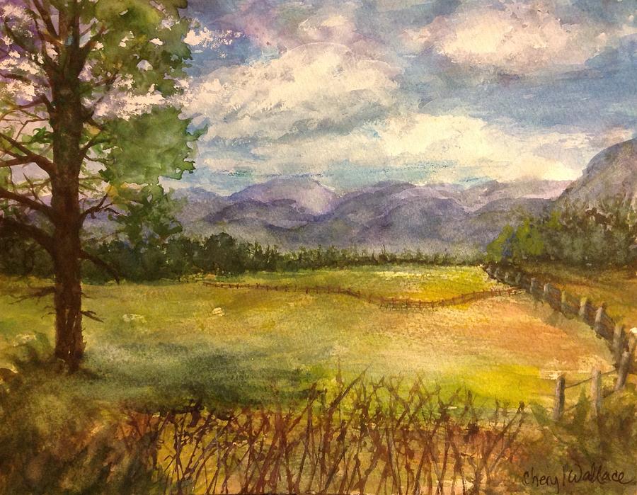 High Country Vistas Painting by Cheryl Wallace
