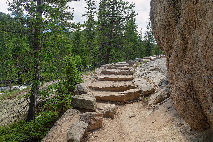 High Country Mountain Wilderness Hiking Path Photograph
