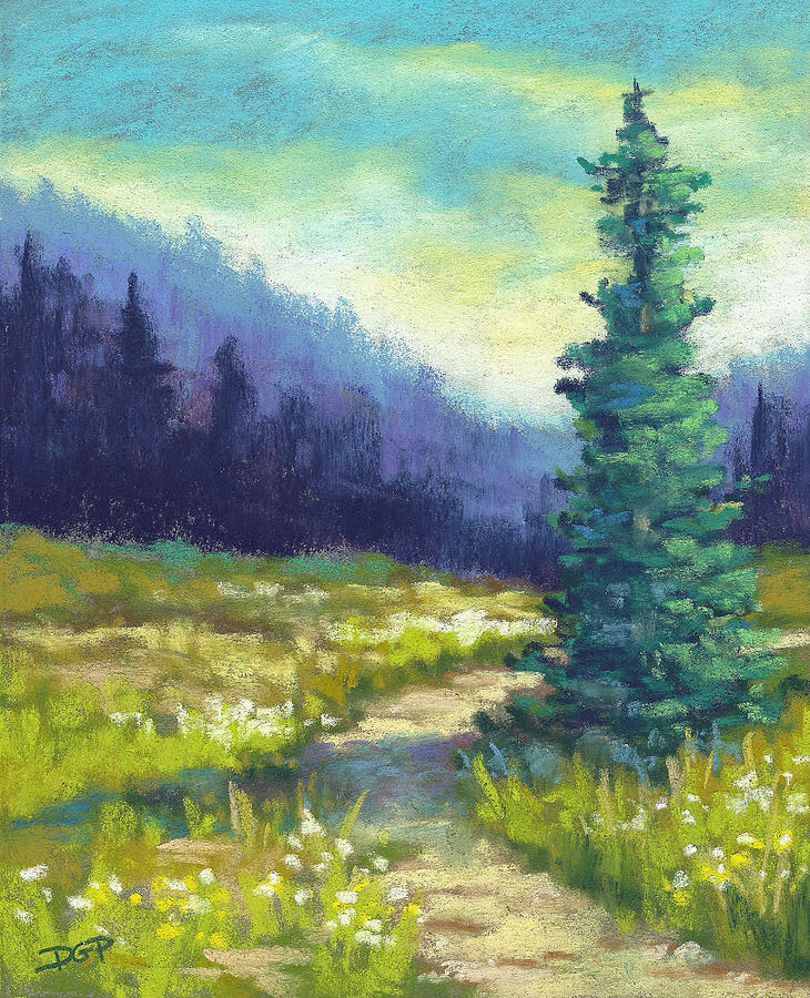 High Country Trail Painting by David G Paul