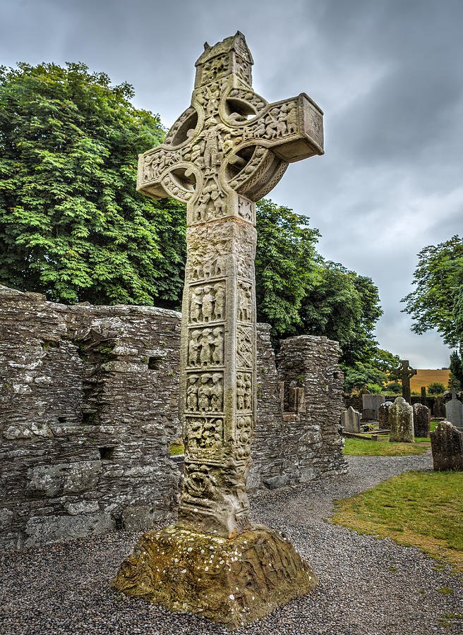 West Cross at Monasterboice Photograph by Charles 'Duck' Unitas - Fine ...