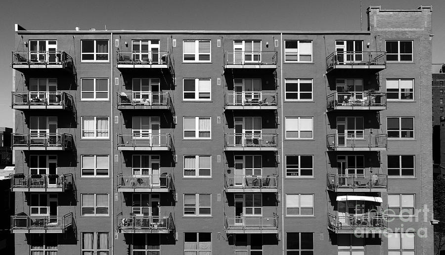 High Density Balconies Photograph by Ken DePue