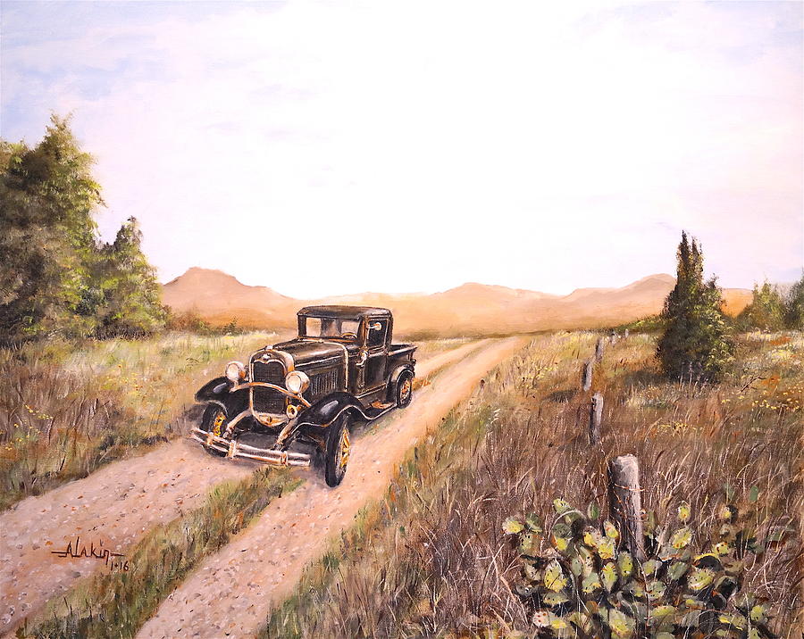 High Desert Painting by Alan Lakin