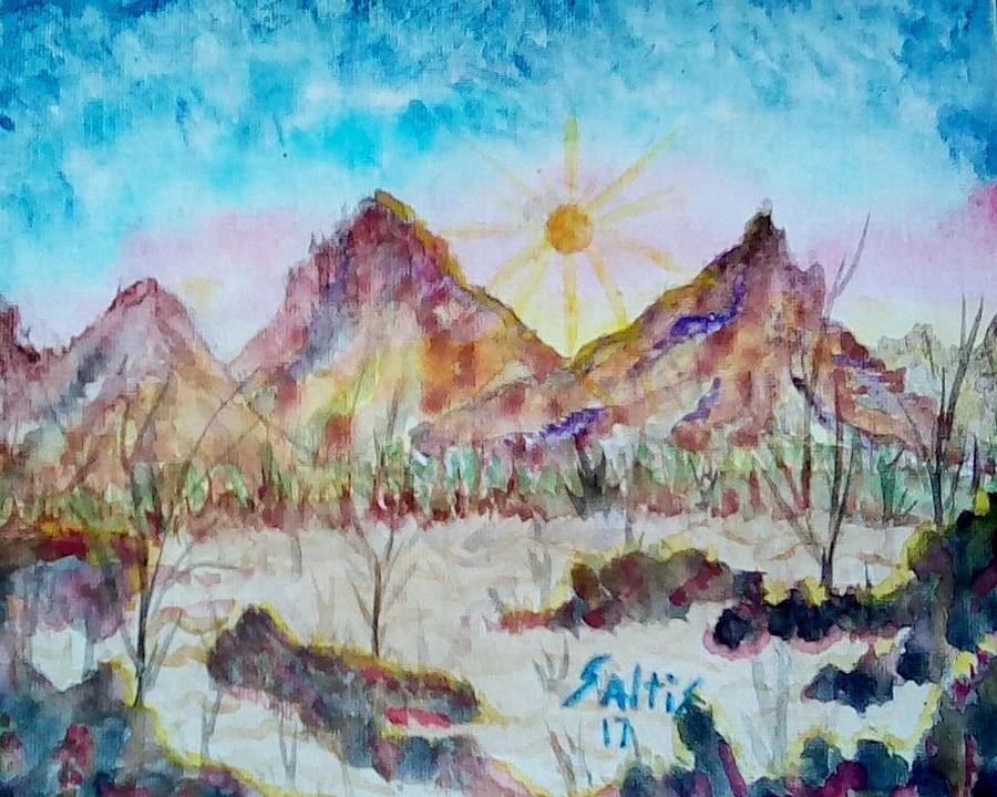 High Desert Painting by Jim Saltis