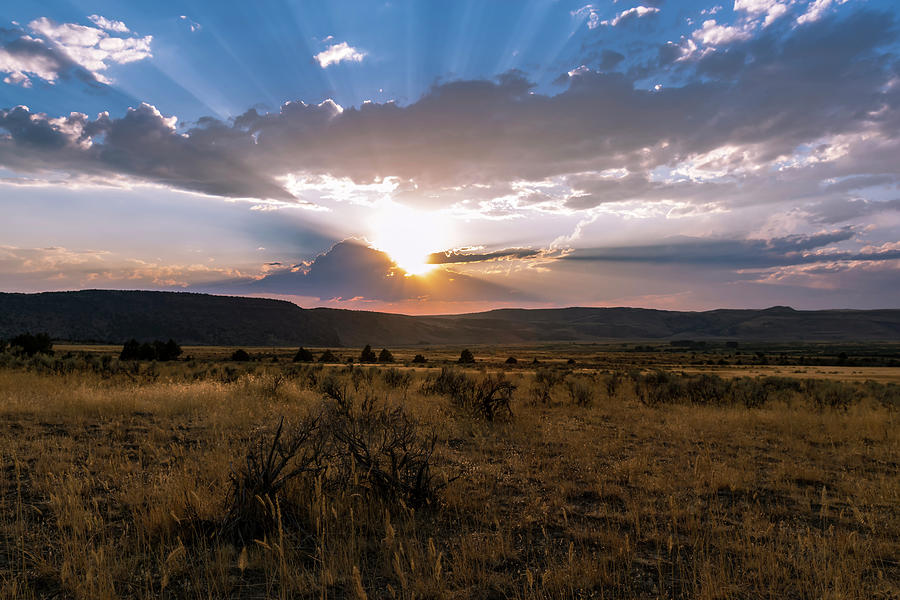 High Desert Sunset Photograph by Steven Clark