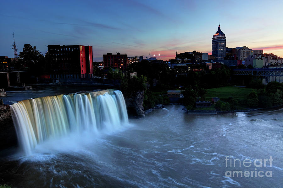 High Falls and the Rochester New York skyline Photograph by Denis ...