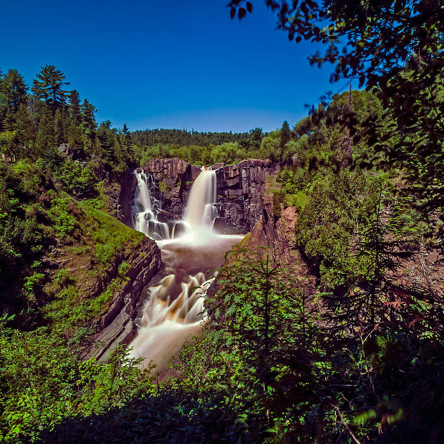 High Falls At Grand Portage State Park Photograph by Lonnie Paulson