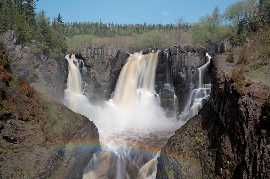High Falls of the Pigeon River Photograph by Susan Rissi Tregoning