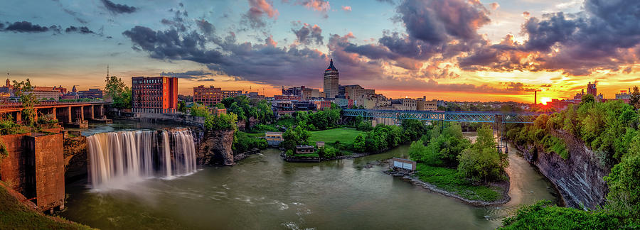 High Falls Panorama by Mark Papke High Falls Panorama by Mark Papke
