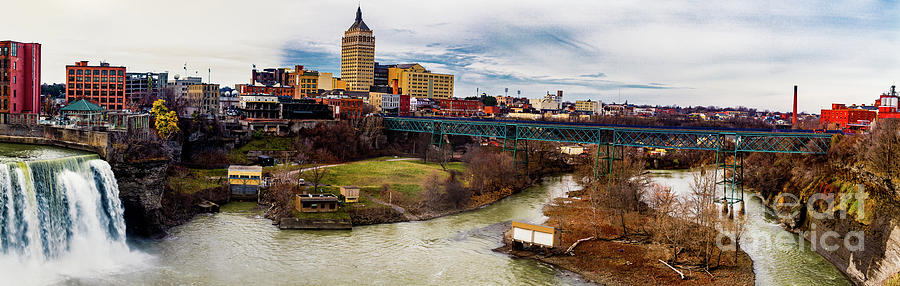 High Falls River Basin Photograph by William Norton