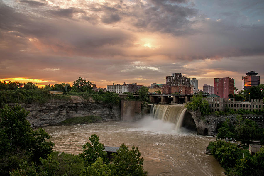 High Falls Rochester Photograph by Guy Coniglio