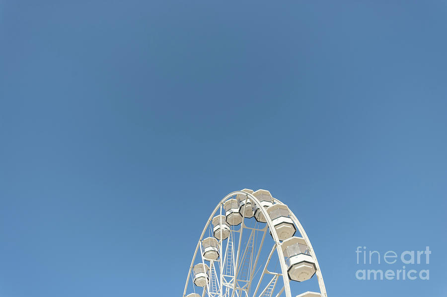 Architecture Photograph - High In The Blue Sky 1 by Steve Purnell