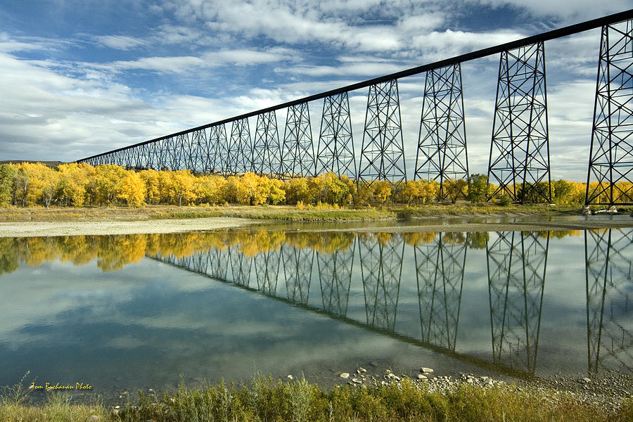 High Level Bridge In Lethbridge Photograph by Tom Buchanan