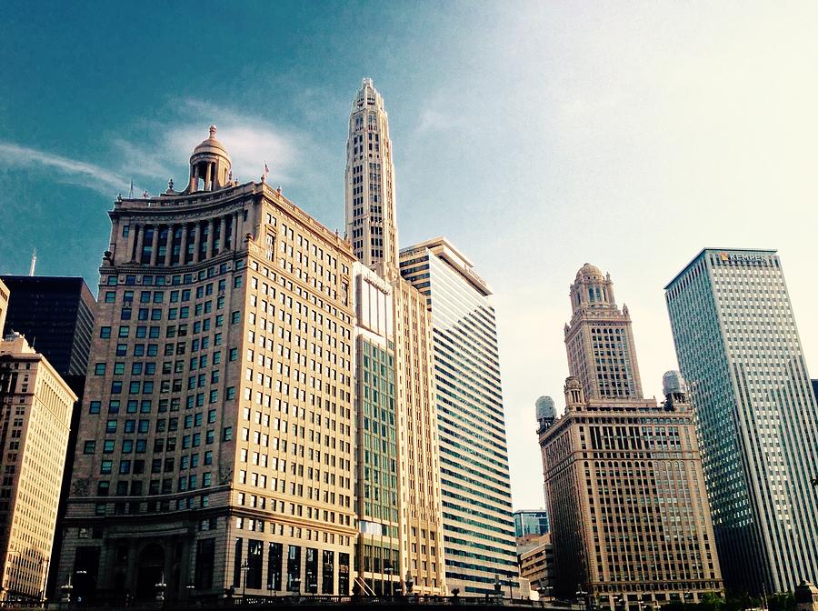 High Noon Chicago Photograph by Jacqueline Manos