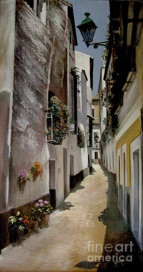 Noonday Painting - High Noon In The Pueblo by Mai Griffin Noonday Painting - High Noon In The Pueblo by Mai Griffin