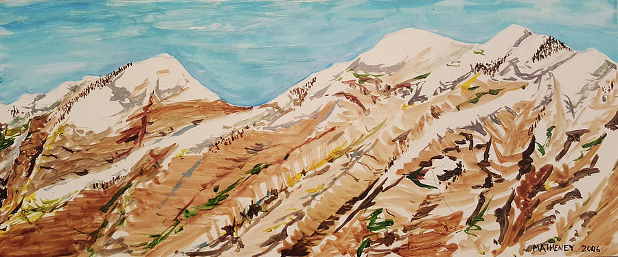 High on the Mountain Top Painting by Vincent Matheney