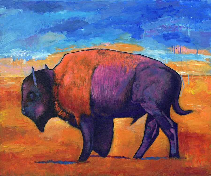 Animals Painting - High Plains Drifter by Johnathan Harris Animals Painting - High Plains Drifter by Johnathan Harris