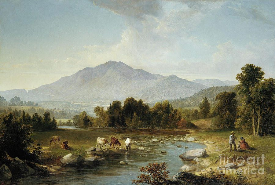 High Point  Shandaken Mountains, 1853 Painting by Asher Brown Durand