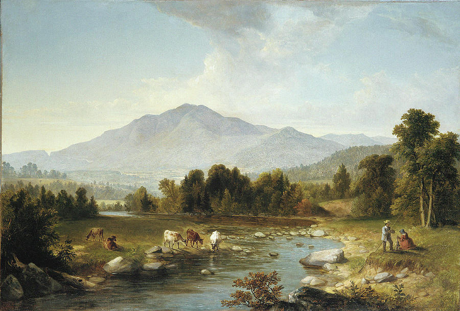 Animal Painting - High Point, Shandaken Mountains by Asher Brown Durand