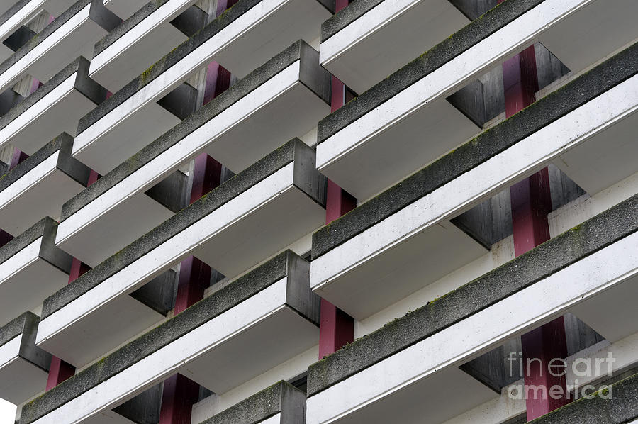 High Rise Balconies Photograph by John  Mitchell