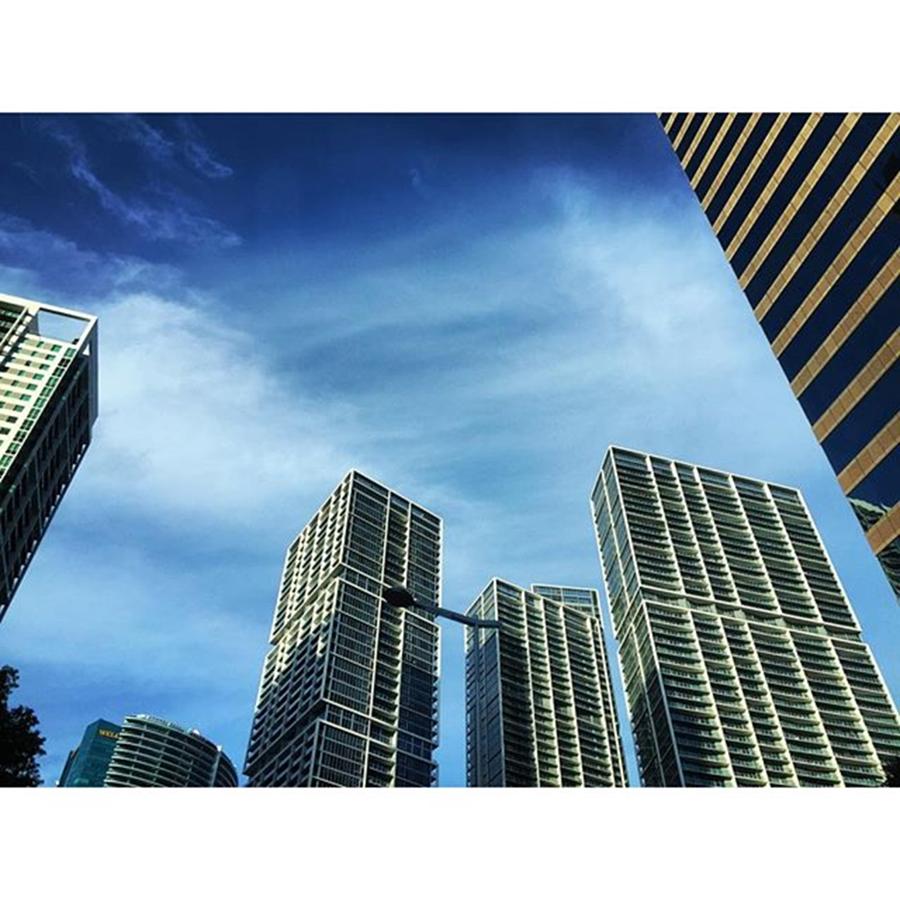 Miami Photograph - High Rise Buildings On Brickell, Miami by Juan Silva