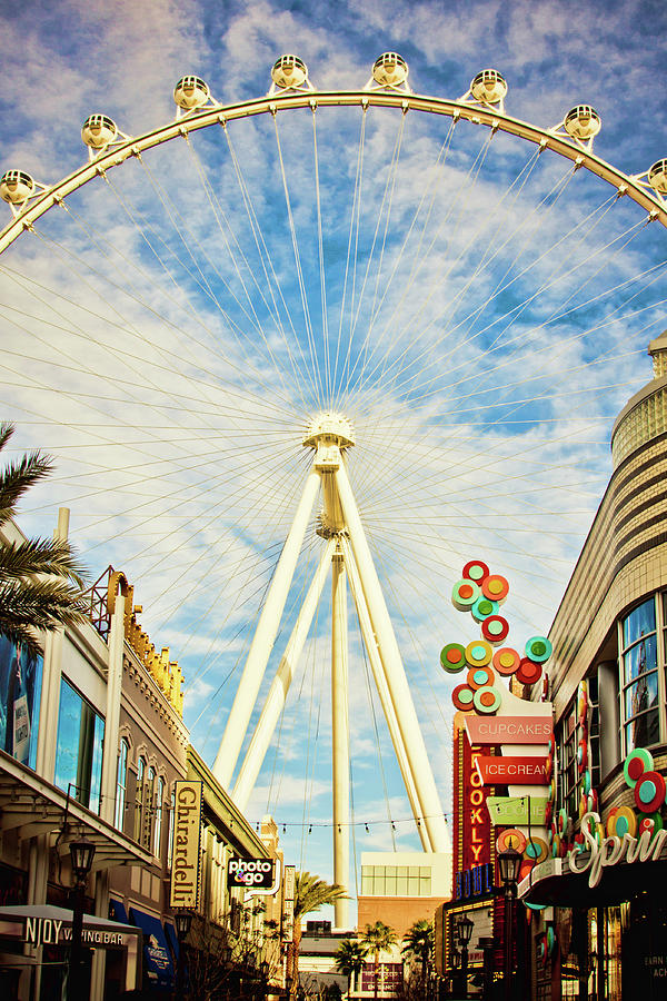 High Roller Wheel, Las Vegas Photograph by Tatiana Travelways