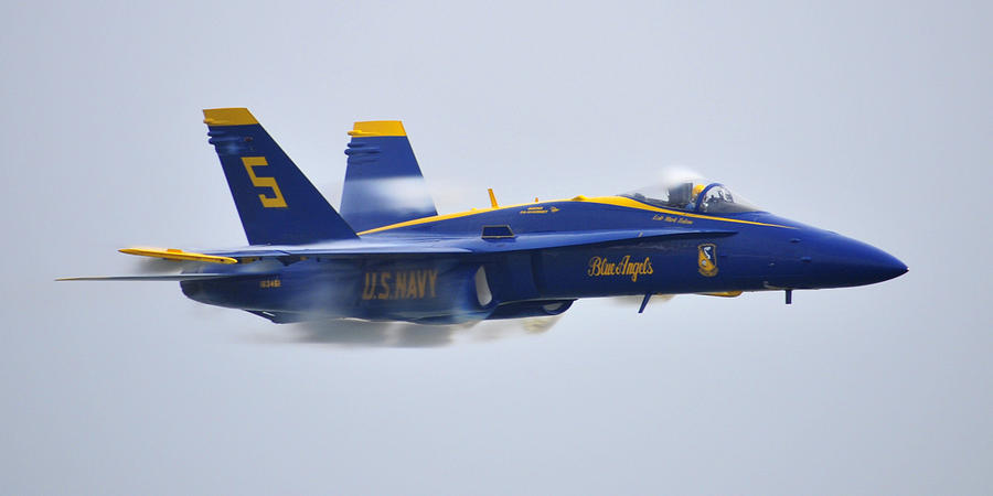 Blue Angels Photograph - High Speed Pass by Dan Myers