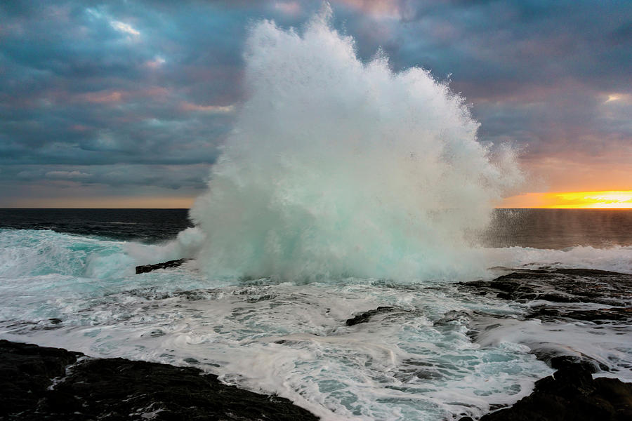 High Surf Explosion Photograph by Christopher Johnson