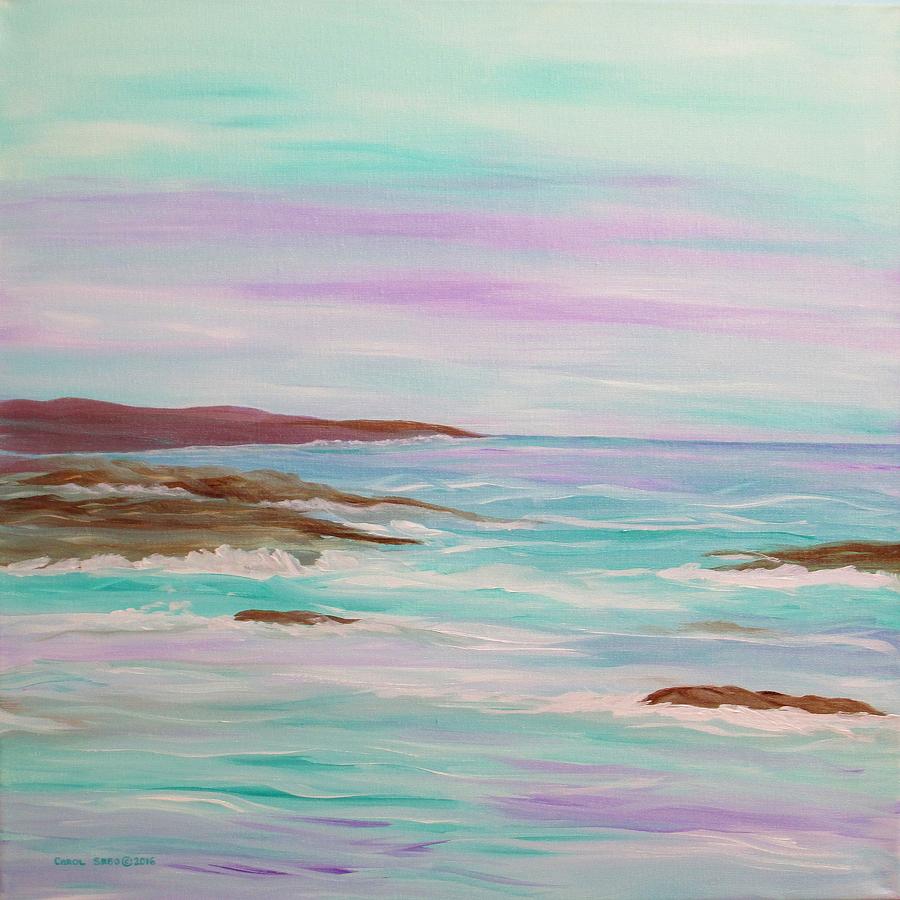 High Tide Painting by Carol Sabo