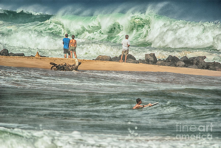 Beach Photograph - High Tide Is Coming by Eye Olating Images