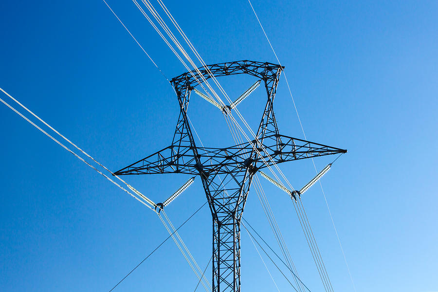 High Voltage Tower Photograph by Todd Klassy
