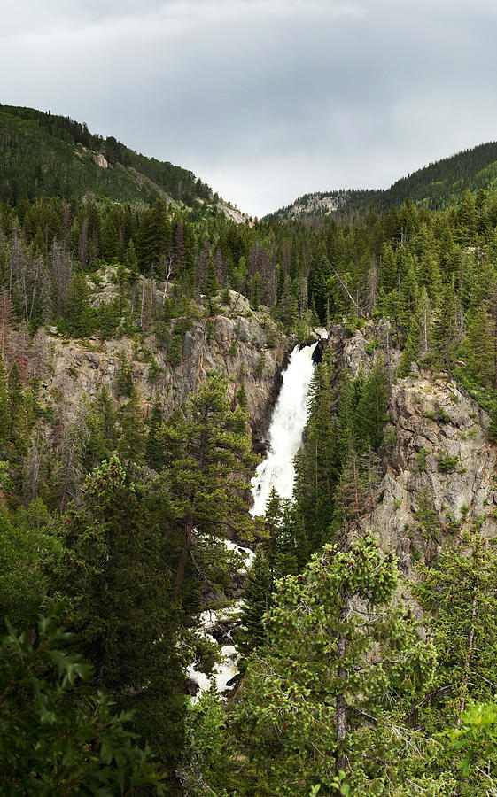 High Water at Fish Creek Falls Photograph by Daniel Hebard