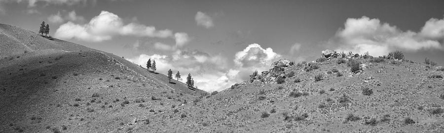 Highland Hills Panorama Monotone Photograph by Allan Van Gasbeck