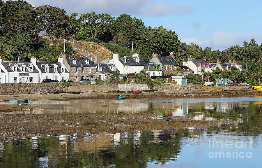 Boat Photograph - Highland Houses by Clare Bevan