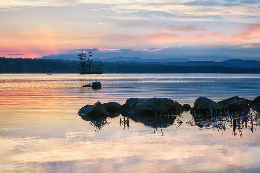Highland Lake Sunset Photograph by Darylann Leonard Photography