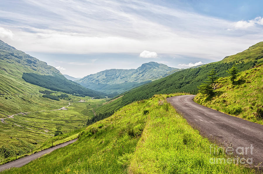 Highland Road In Scotland Photograph by Antony McAulay