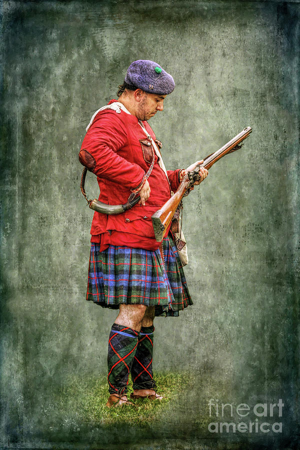 Highlander Loading Rifle Digital Art by Randy Steele