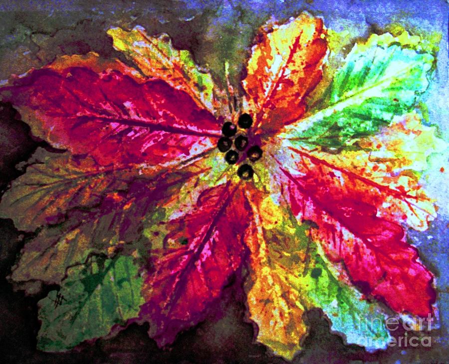 Highlighting Fall Splendor Painting by Hazel Holland
