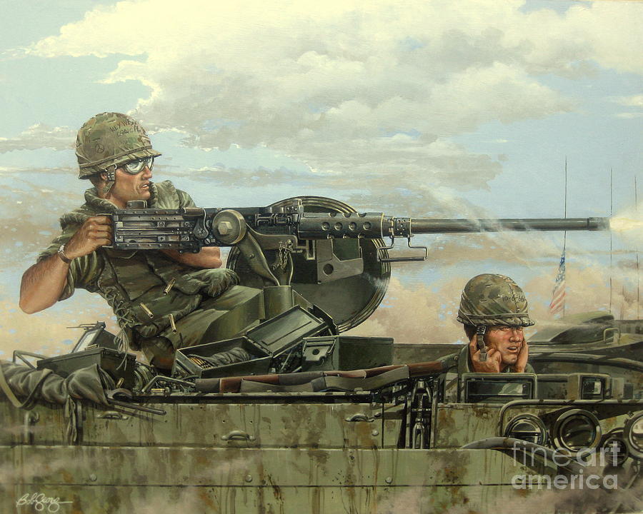 Vietnam Painting - Highway 13 by Bob  George