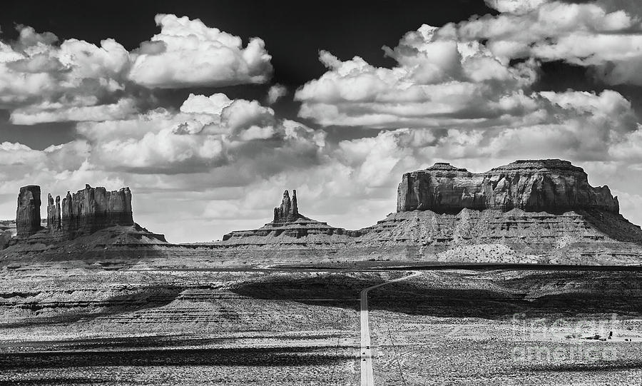 Highway 163 Monument Valley Photograph by Henk Meijer Photography