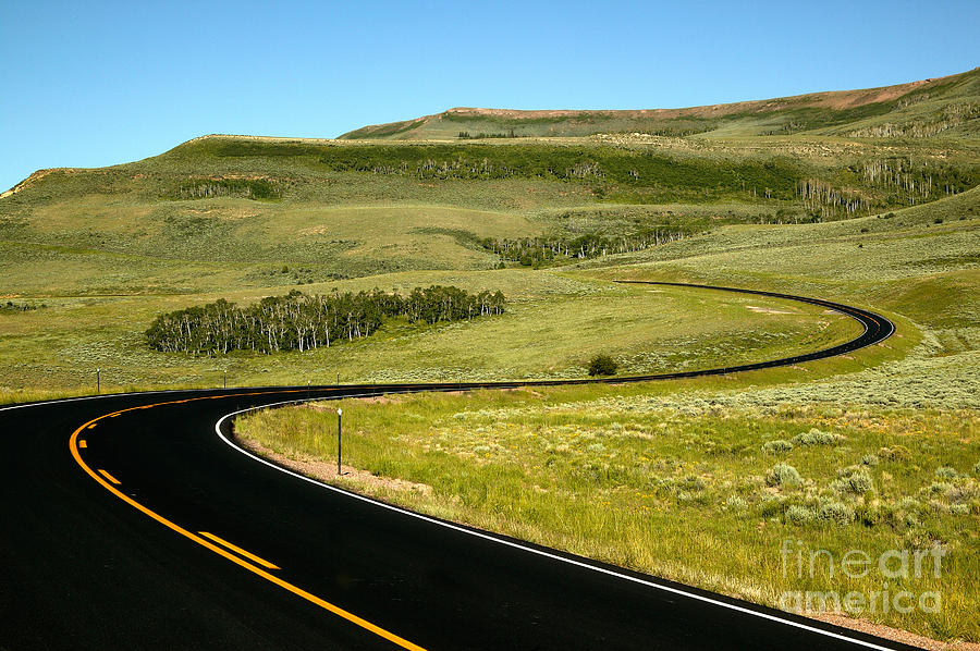 Highway Curves Photograph by Inga Spence
