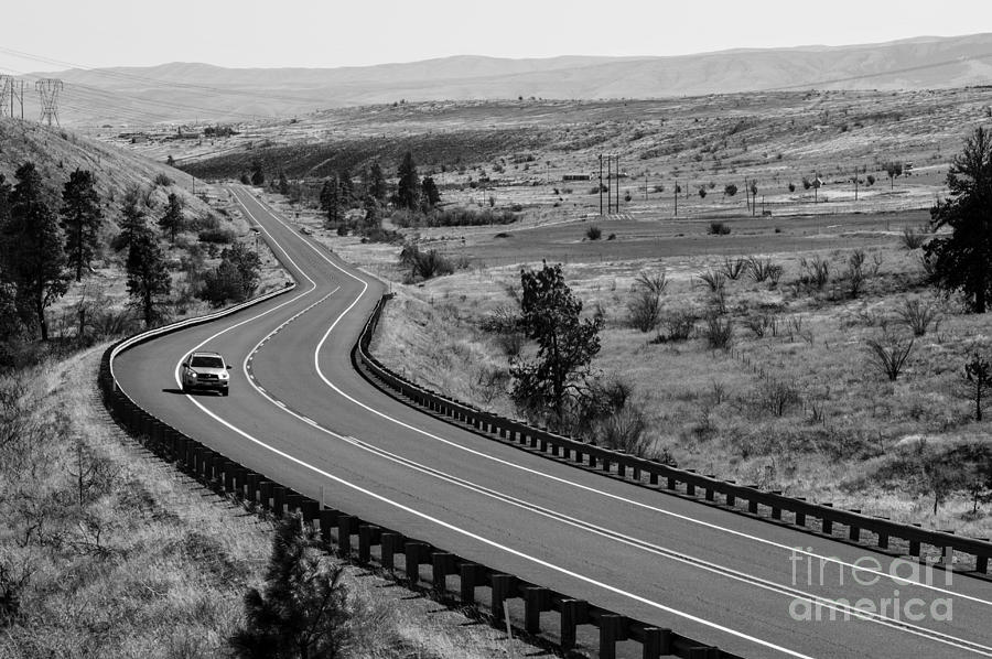 Highway Eastern Washington Photograph by Jim Corwin